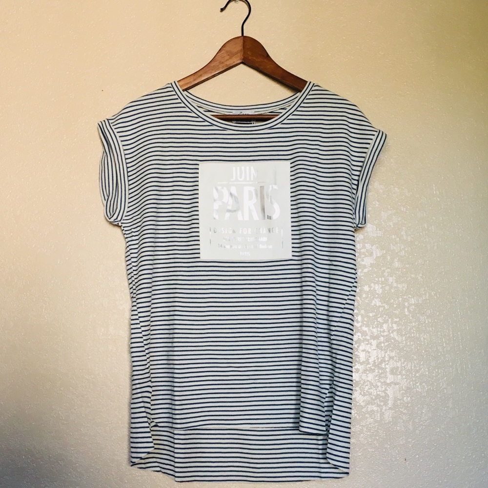 Zara: Striped T-shirt